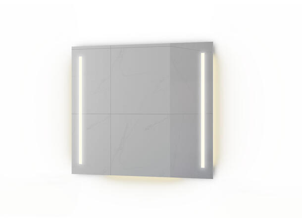 Speil IDA 90 90x75cm led-lys stikk
