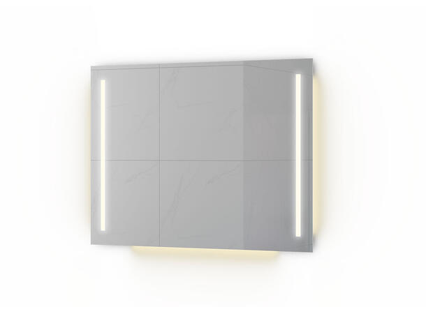 Speil IDA 100 100x75cm led-lys stikk