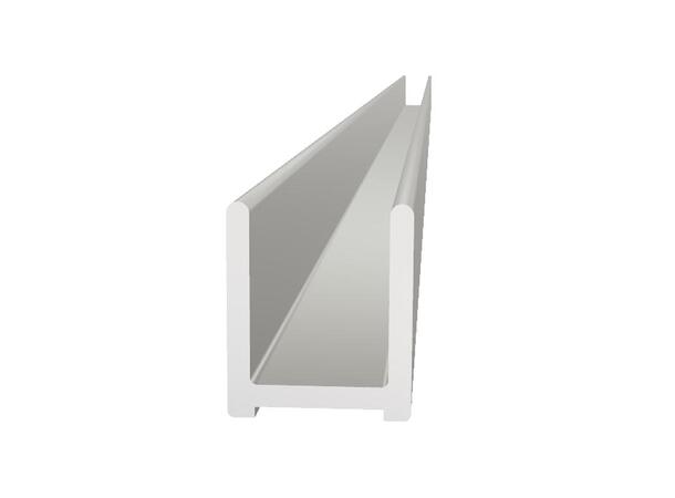 Bunnprofil glassfelt LIAM 118cm sølv (lav og høy)