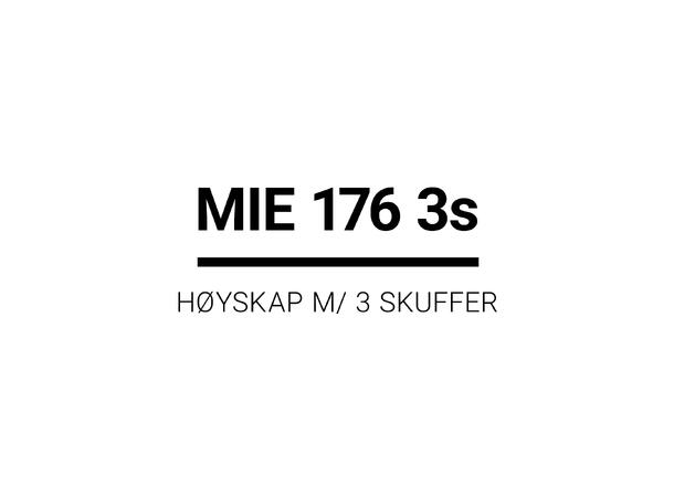 MIE 176 3S Høyskap Mix & Match