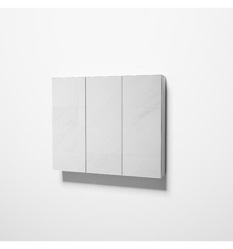 Speilskap KAIA 90 90x75x15cm hvit melamin