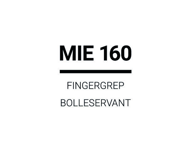 MIE 160 Møbelpakke med fingergrep Mix & Match m/ 1 stk. bolleservant