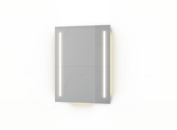 Speil IDA 60 60x75cm led-lys stikk